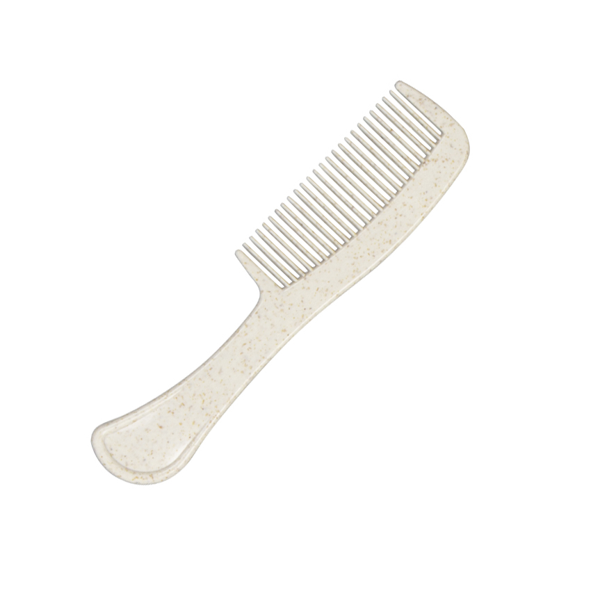 Plastic Hair Comb Disposable Hair Hotel Travel Natural Straw Eco-Friendly Comb