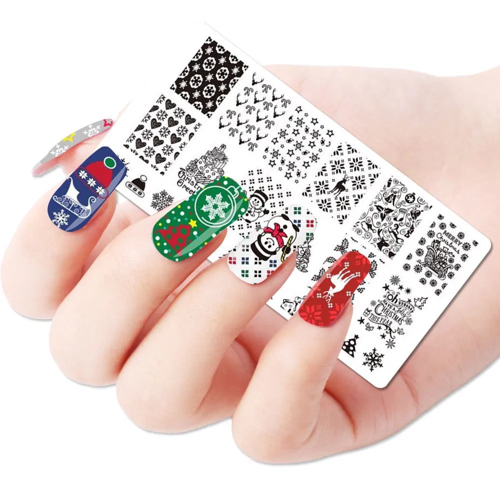 Nail Art Stamp Stamping Template Image Plates