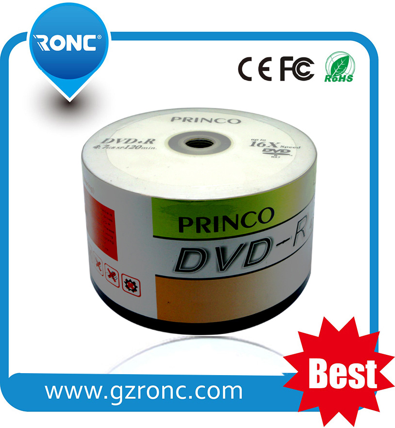 DVD-R диски для струйной печати Ronc White 1-52X