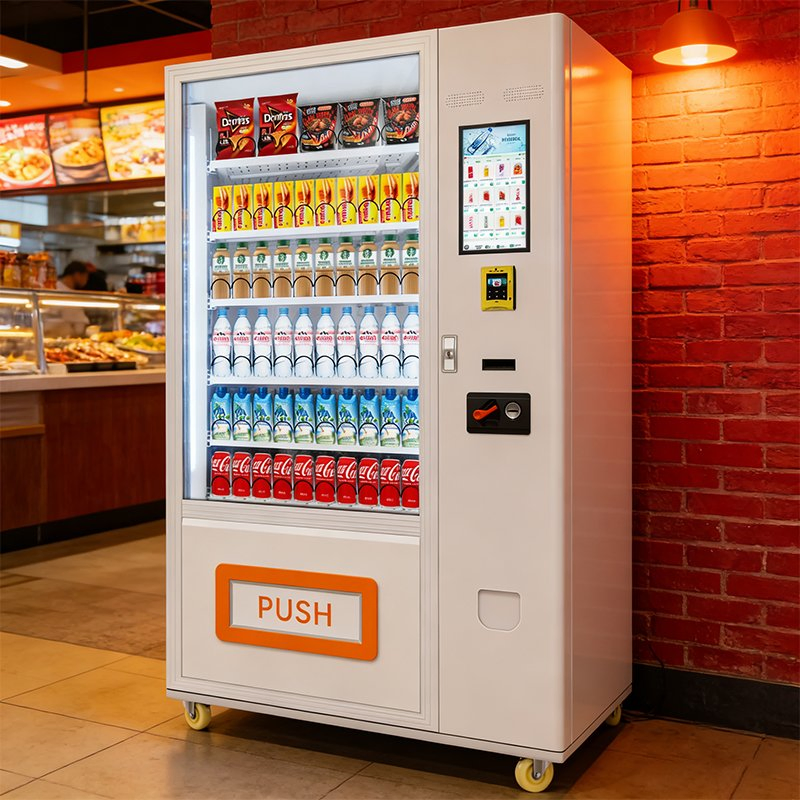 Tailored Vending Machine Solutions with Custom Color Choices
