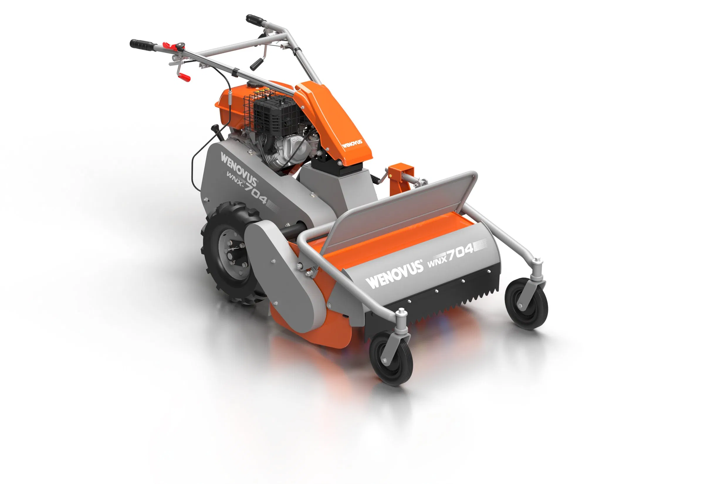 Бензиновая мотокосилка Wenovus WNX704 для травы и стерни