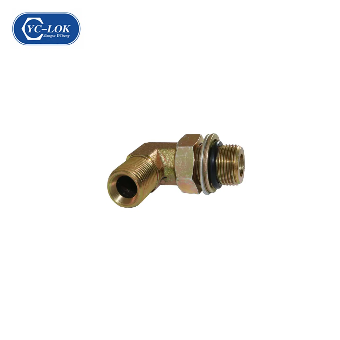 90 Degree Elbow Bsp Thread Stud Ends Hydraulic Pipe Fitting