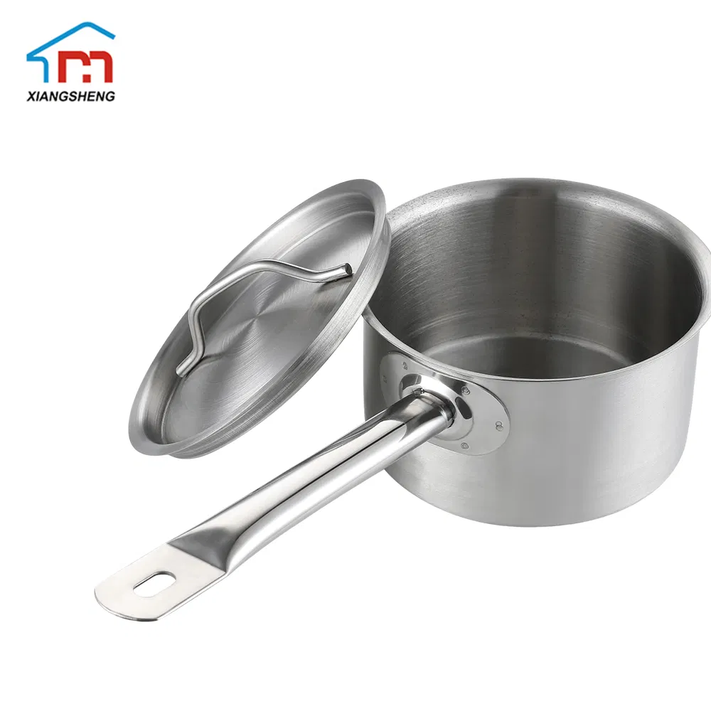 Xiangsheng Stainless Steel Mini Sauce Pan Home Use Sauce Pot with Lid