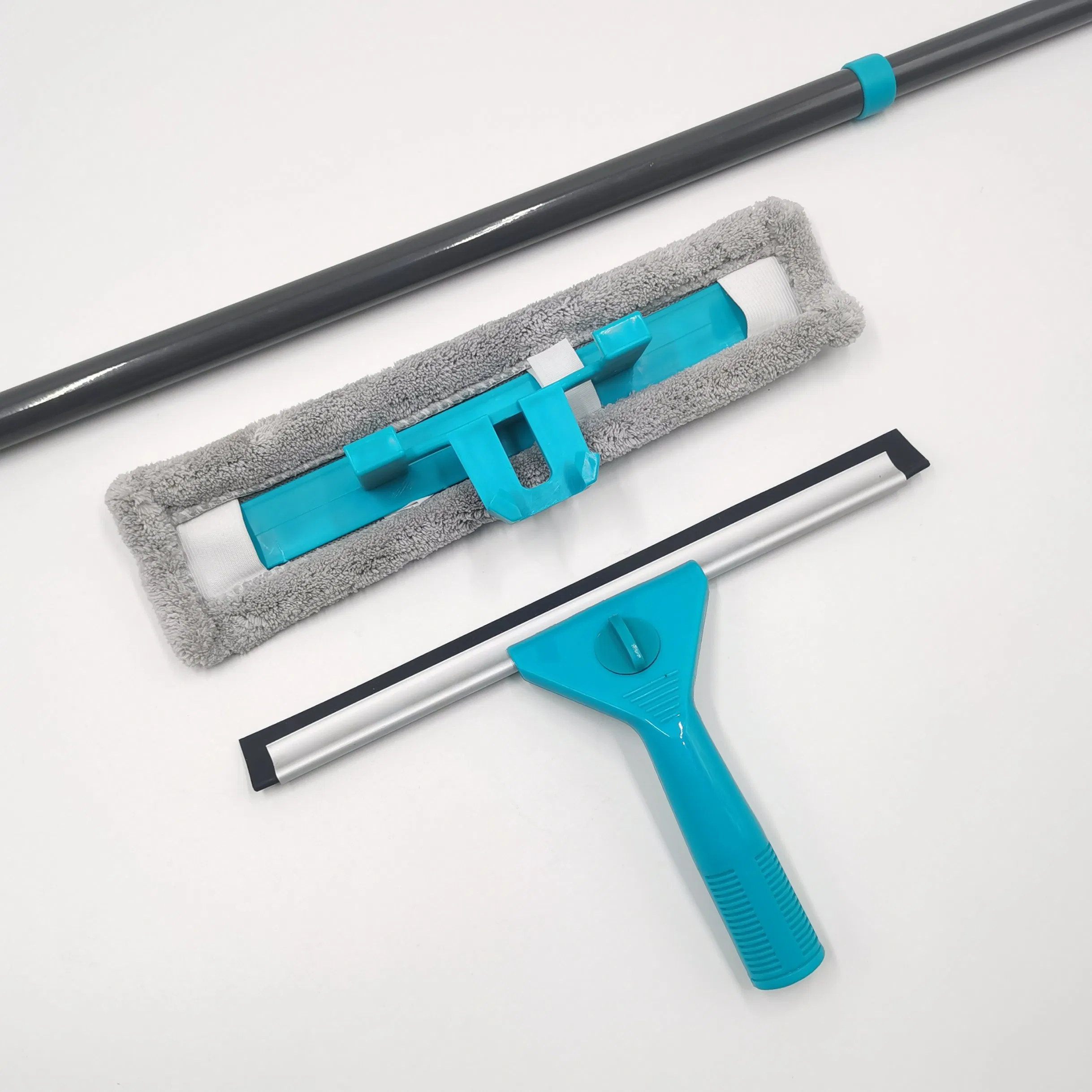 High Quality Washing Equipment Scraper Telescopic Glass Cleaner Adjustable Swivel Floor Window Squeegee