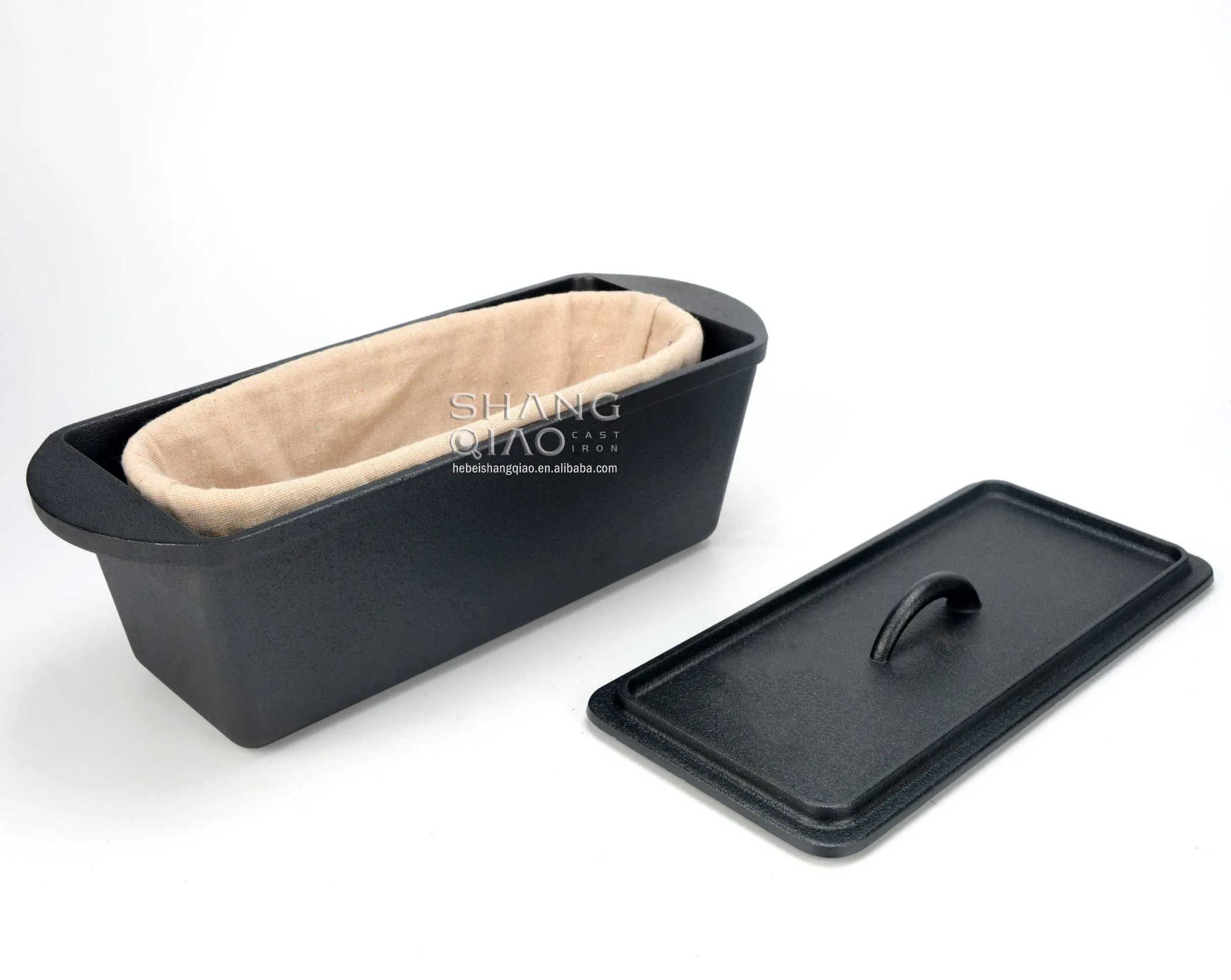 Чугунная форма для выпечки хлеба прямоугольная