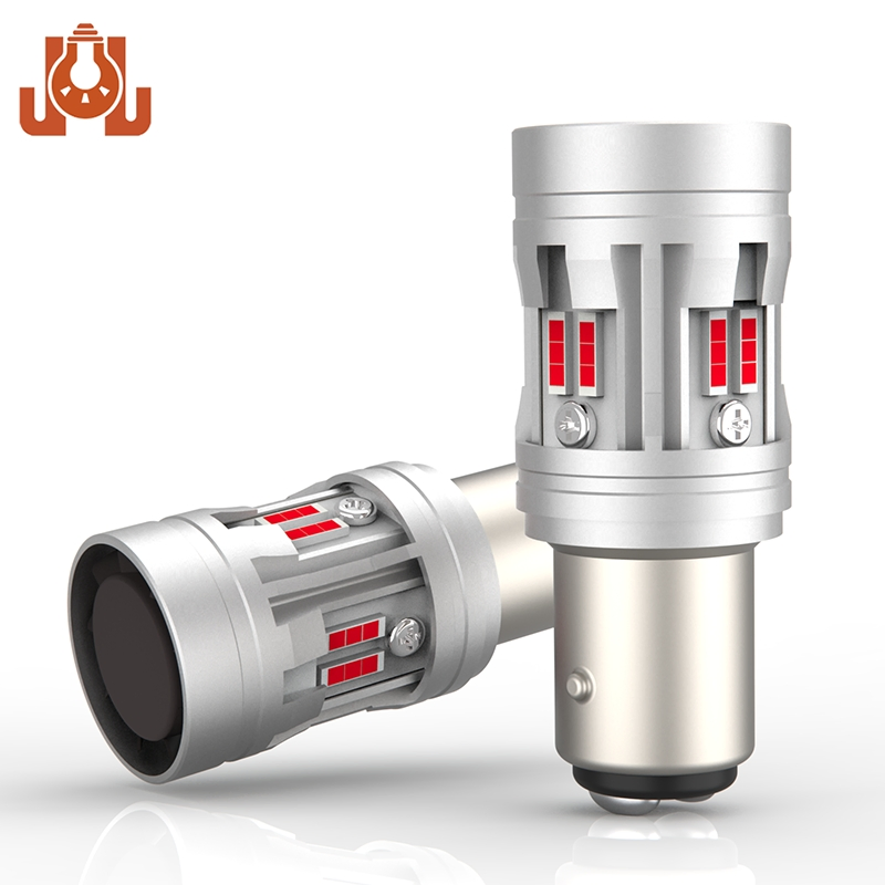 Светодиодная лампа 1157 красная для стоп-сигнала и габаритов