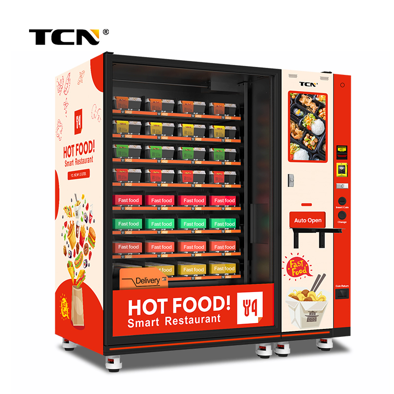 Tcn Popular Hot Food Vending Machine Automatic Fast Food Vending Machines