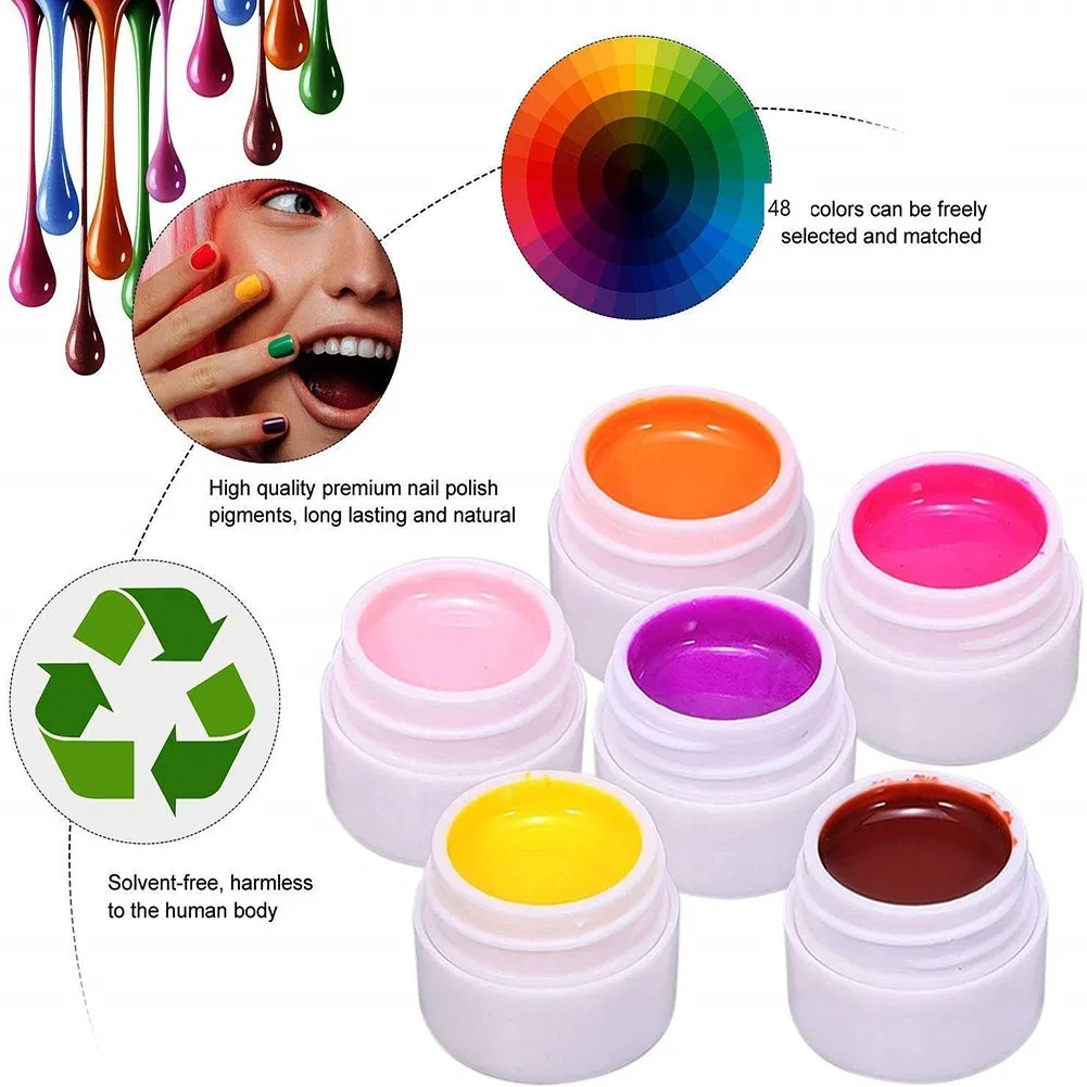 5g Nail Stamping Gel Polish Black Transfer UV Gel Soak off Varnish Oil Top Model for Print Nail Art Stamp Plates