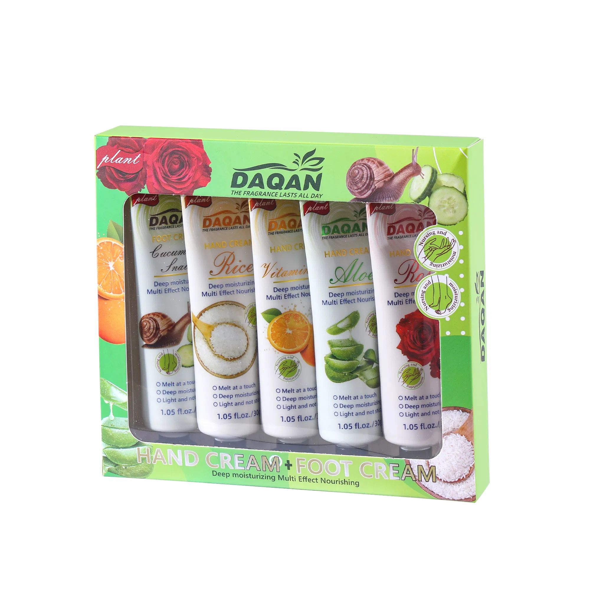 Daqan Skin Care Customizable Soft Hand Cream Deep Moisturizing Foot Cream
