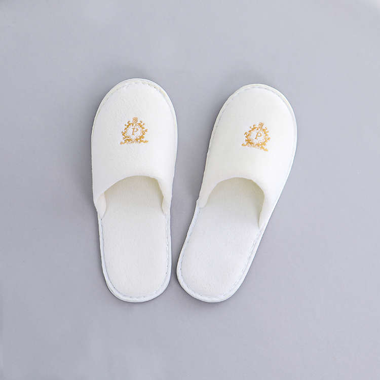 White Hotel in-Room Premium Luxury Soft White Slippers