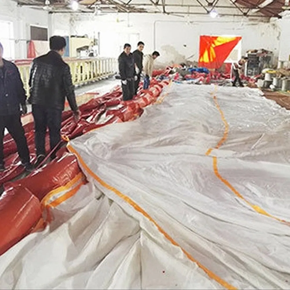 Corrosion Resistant PVC Oil Boom Port Silt Curtain for Construction Runoff