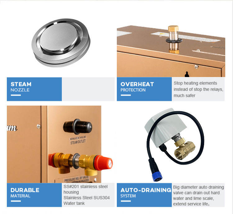 Парогенератор 9 кВт ATCSTEAM для сауны и хамама