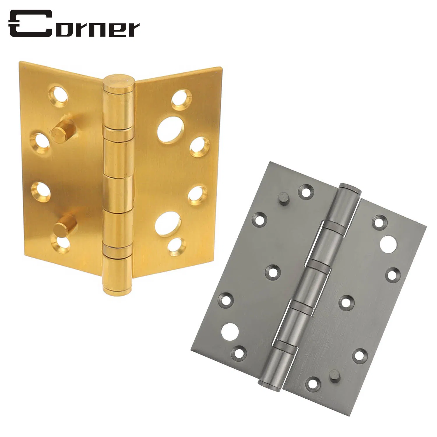 Stainless Steel PVD Security Butt Ball Bearing 443 Removable Pin Wooden Door Hinge