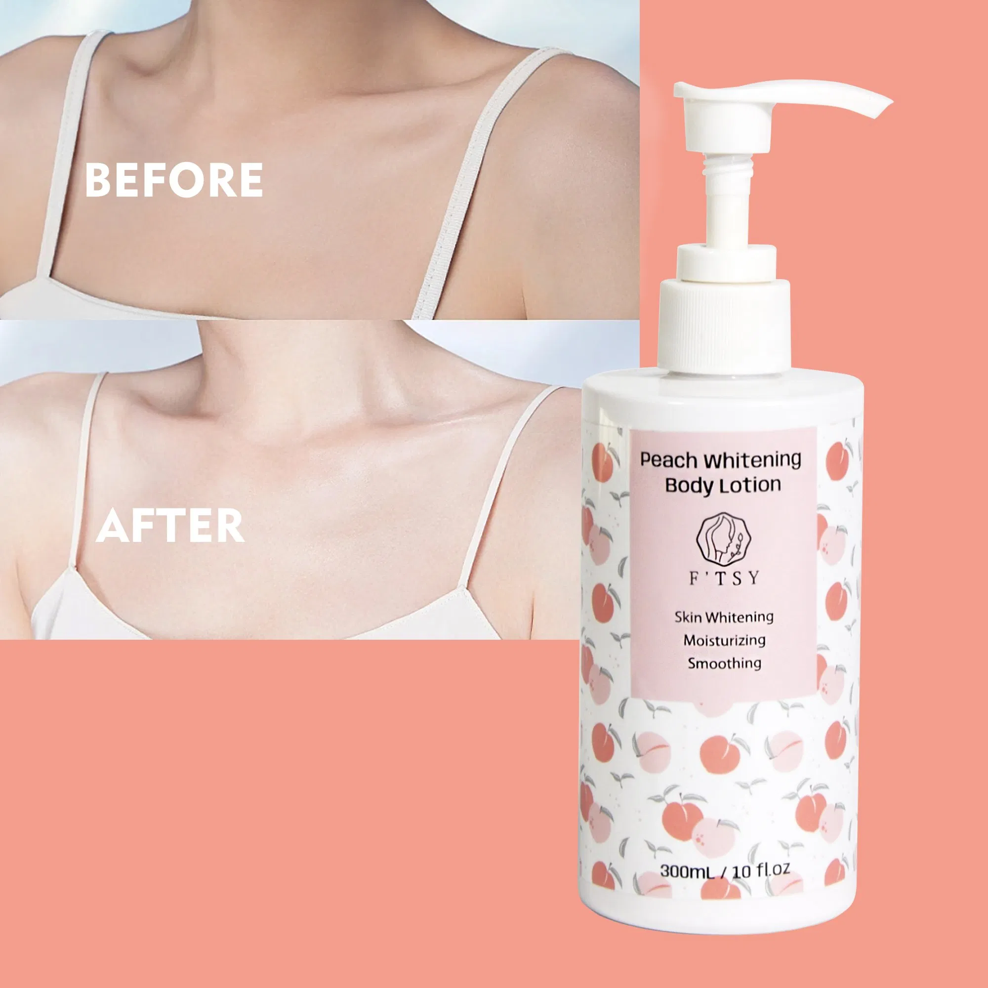 Wholesale Vitamin C Peach Body Lotion Deep Moisturizing Whitening Not Greasy Lotion