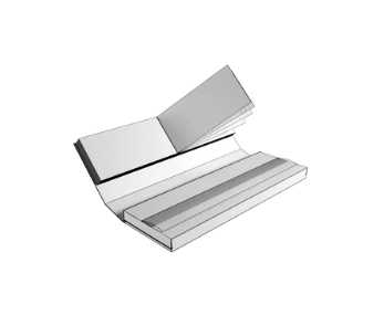 Unbleached Good Adhesive Organic Cigarette Tube Tipping Paper for Gift Idea