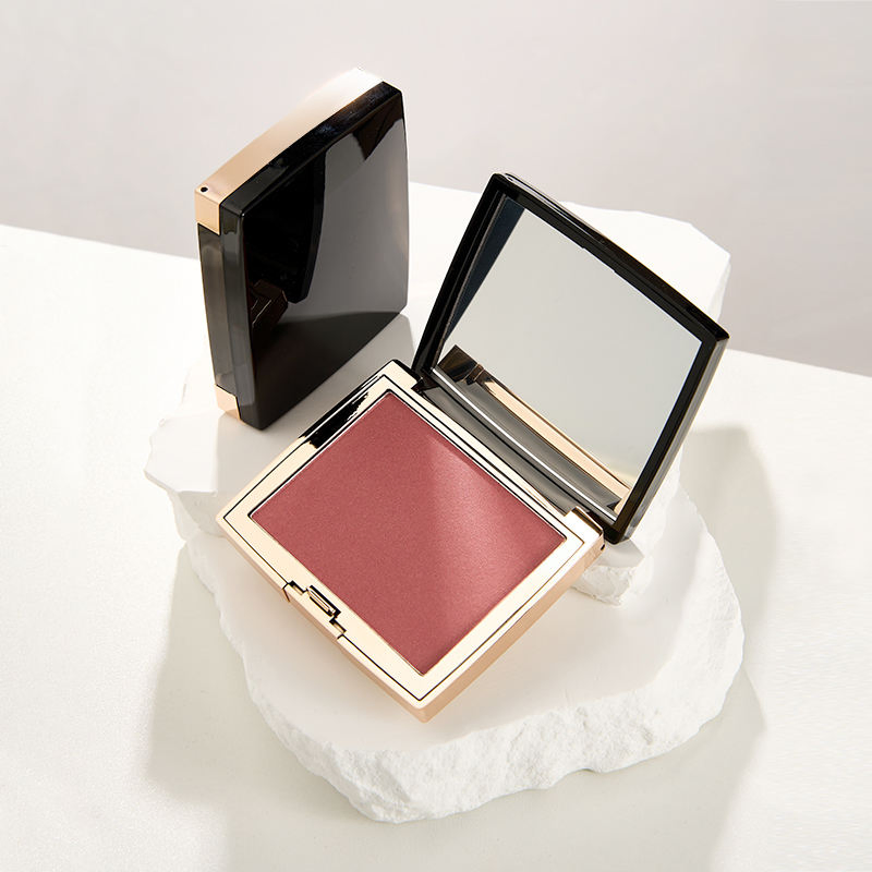 Custom Vegan Silky Luxury Blusher Makeup Rubor Maquillaje Pressed Powder Private Label Waterproof Powder Blush with Mirror