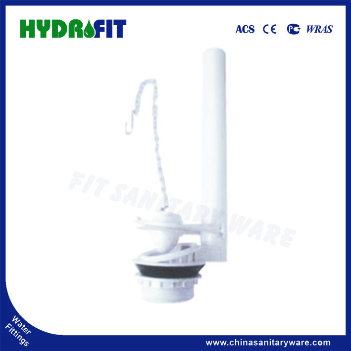 Single Push Side Pull Water Inlet Caliber 1/2" or 7/8" Bathroom Toilet Water Tank Accessories Flush Valve (FP3509)