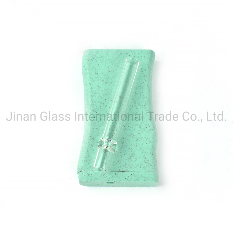 Degradable Cigarette Case Rotary Handle Paint Pipe Set with Og Pipe Cigarette Case Dugout