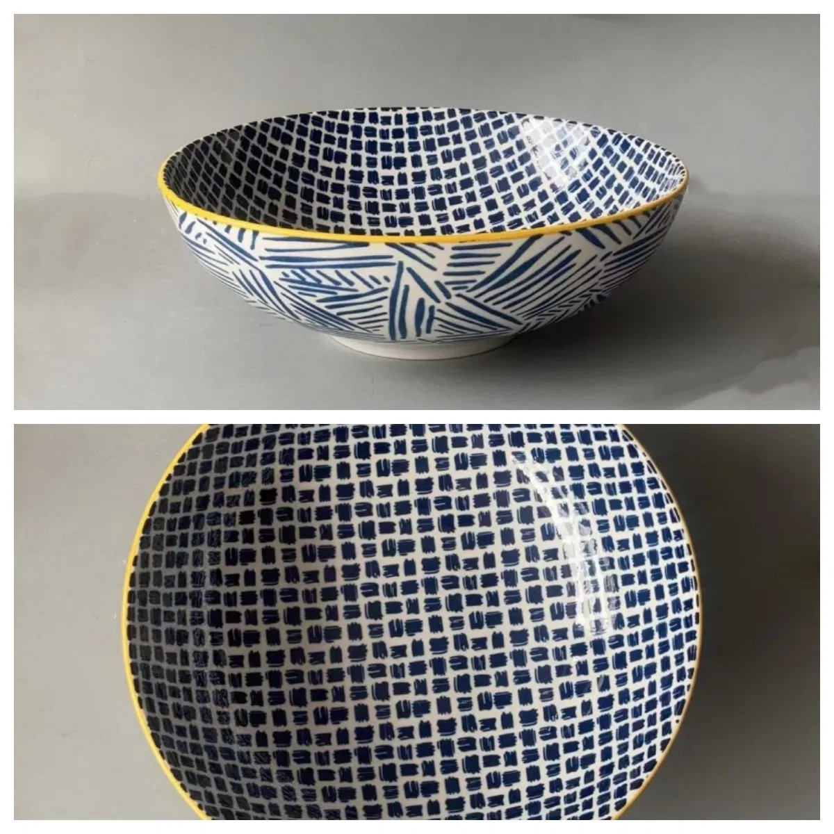 8.2"Soup Bowl Food Salad Pad Printing Porcelware Ceramics Tableware