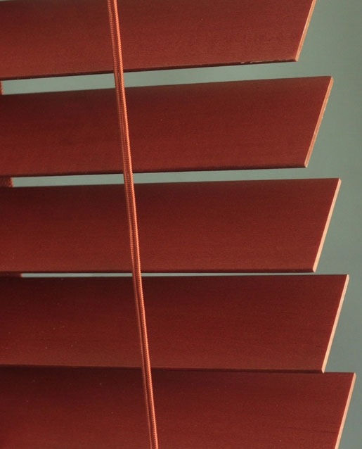 50mm Wide Slat Paulownia Wooden Venetian Blinds