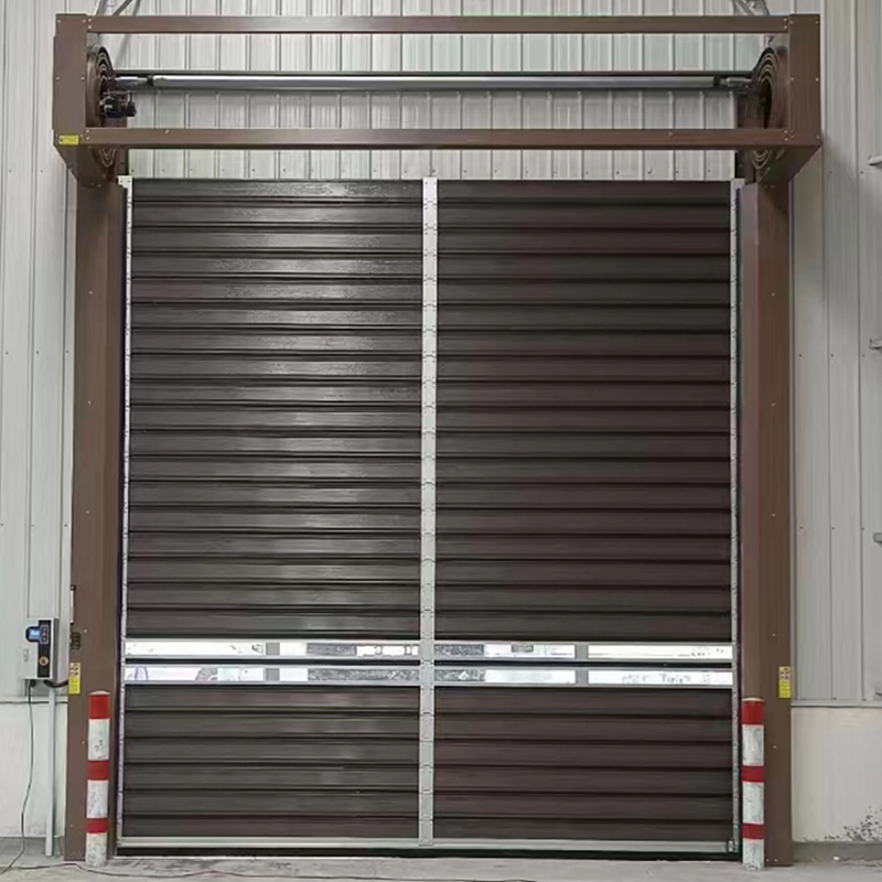 China Manufacture Automatic Interior Aluminum Alloy Custom Made Internal Security Quick Spiral Door