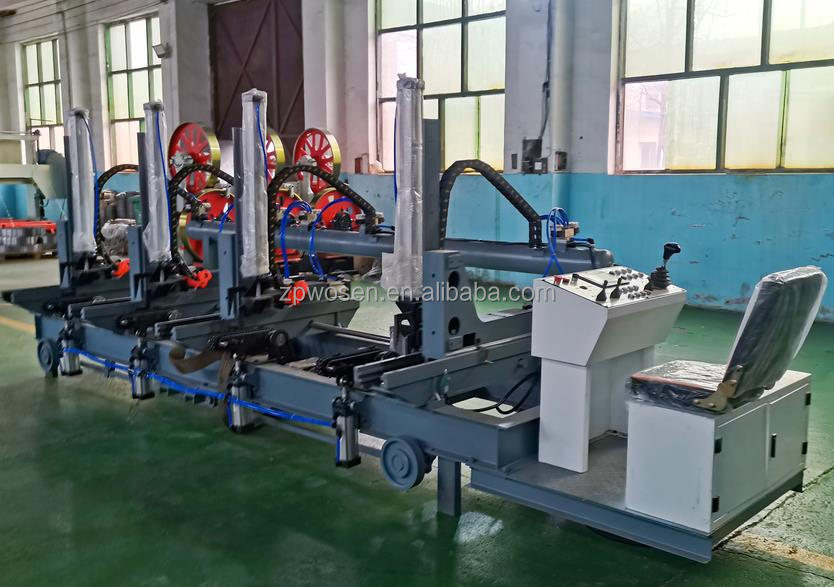 Ленточная пилорама вертикальная с автоматическими шкивами