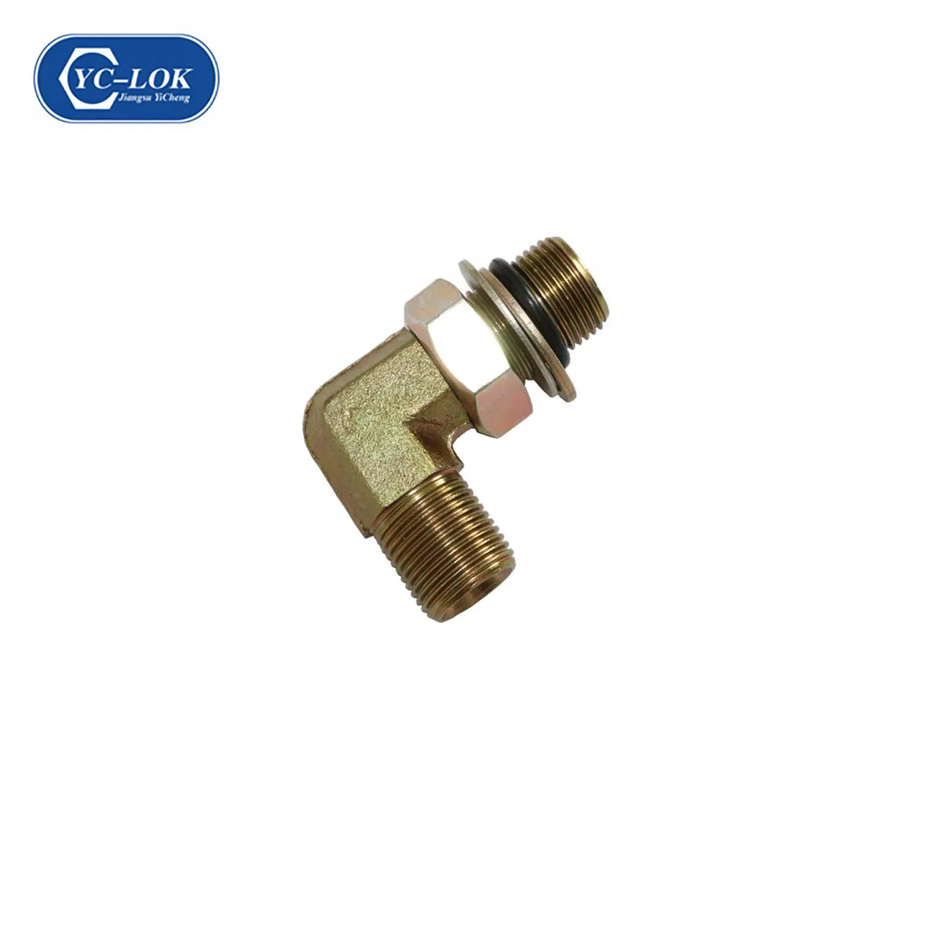 90 Degree Elbow Bsp Thread Stud Ends Hydraulic Pipe Fitting