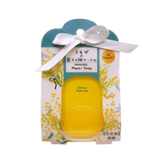 Cleaning Paper Soap Sheets Disposable Portable Mini Soap Paper for Travel