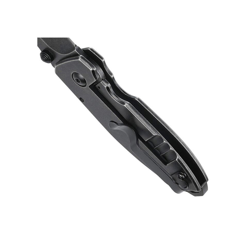 Squid Folding Pocket Knife: Compact EDC Straight Edge Tactical/Utility Knife with Stainless Steel Blade and Framelock Handle