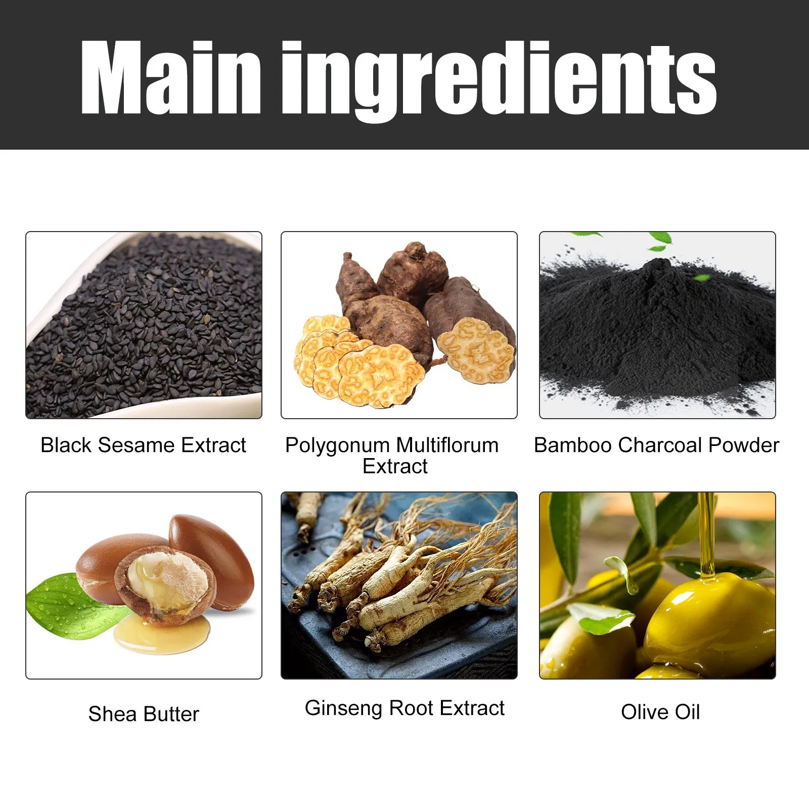 Hair Darken Shampoo Bar Black Hair Shampoo Soap Moisturizing Hair Cleaning Care Soap