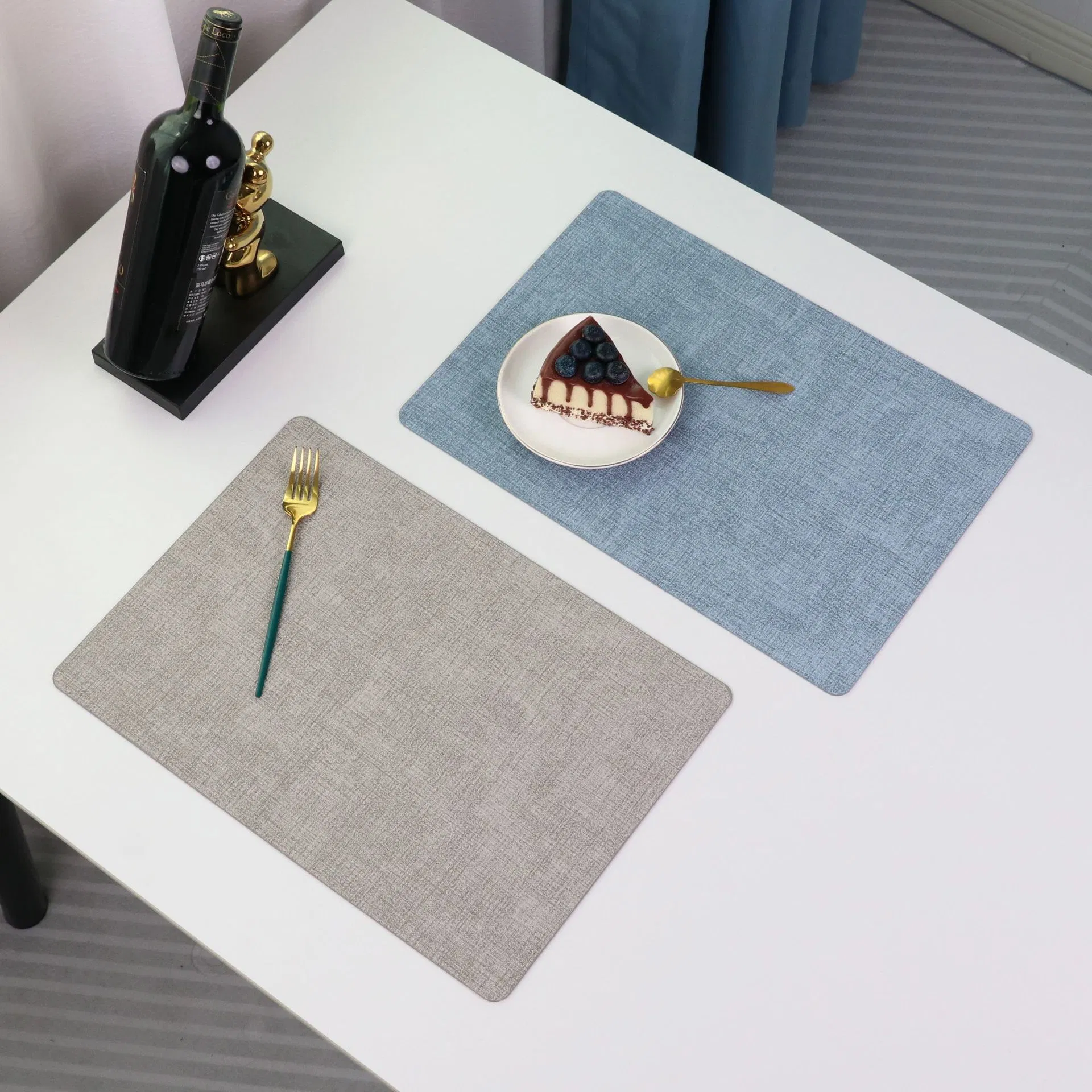 Extra Large Custom Printed OEM Silicone Kitchen Placemats Christmas Waterproof Desk Mats Classic Style Dining Placemats