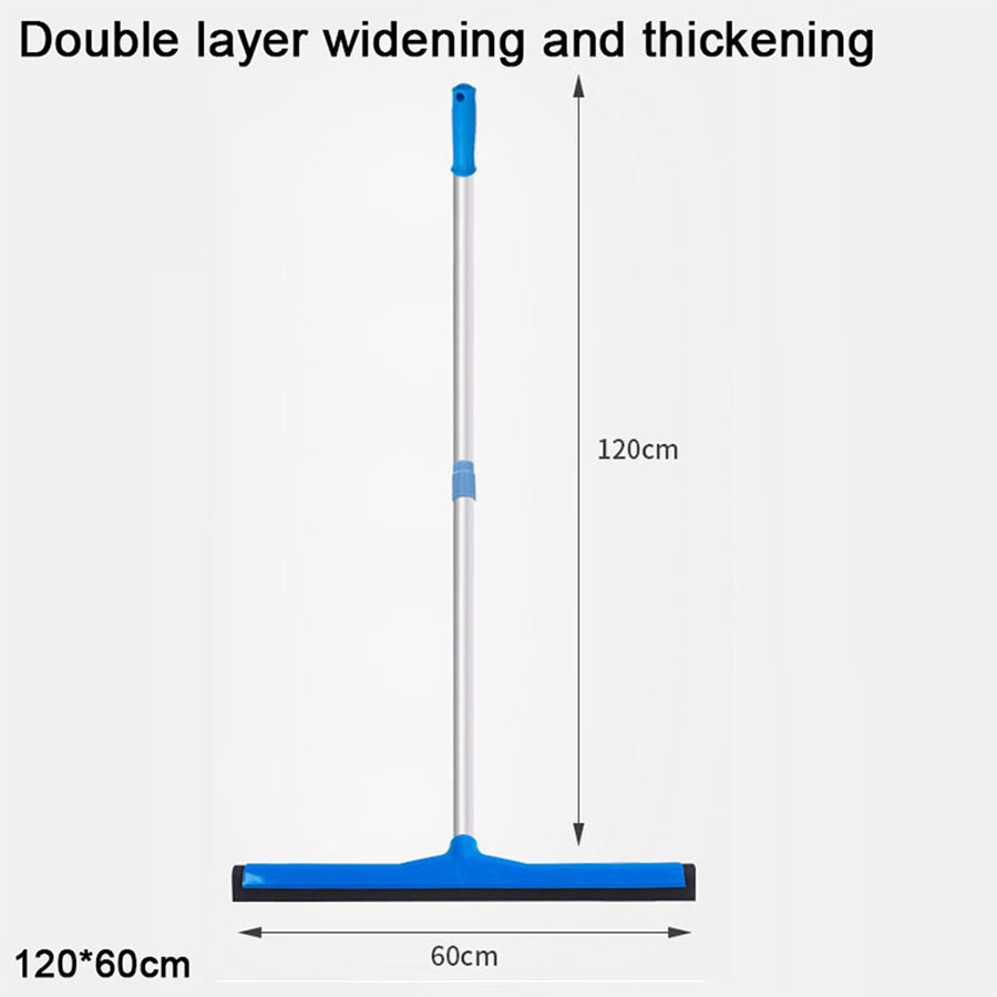Stainless Steel Handle Floor Squeegee for Heavy Duty Jobs