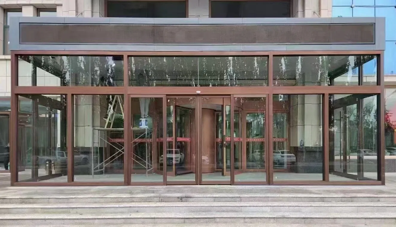 Quality 12V Automatic Sliding Glass Door Sensor Soundproof Commercial Hospital Use Modern for Hotels Traditional