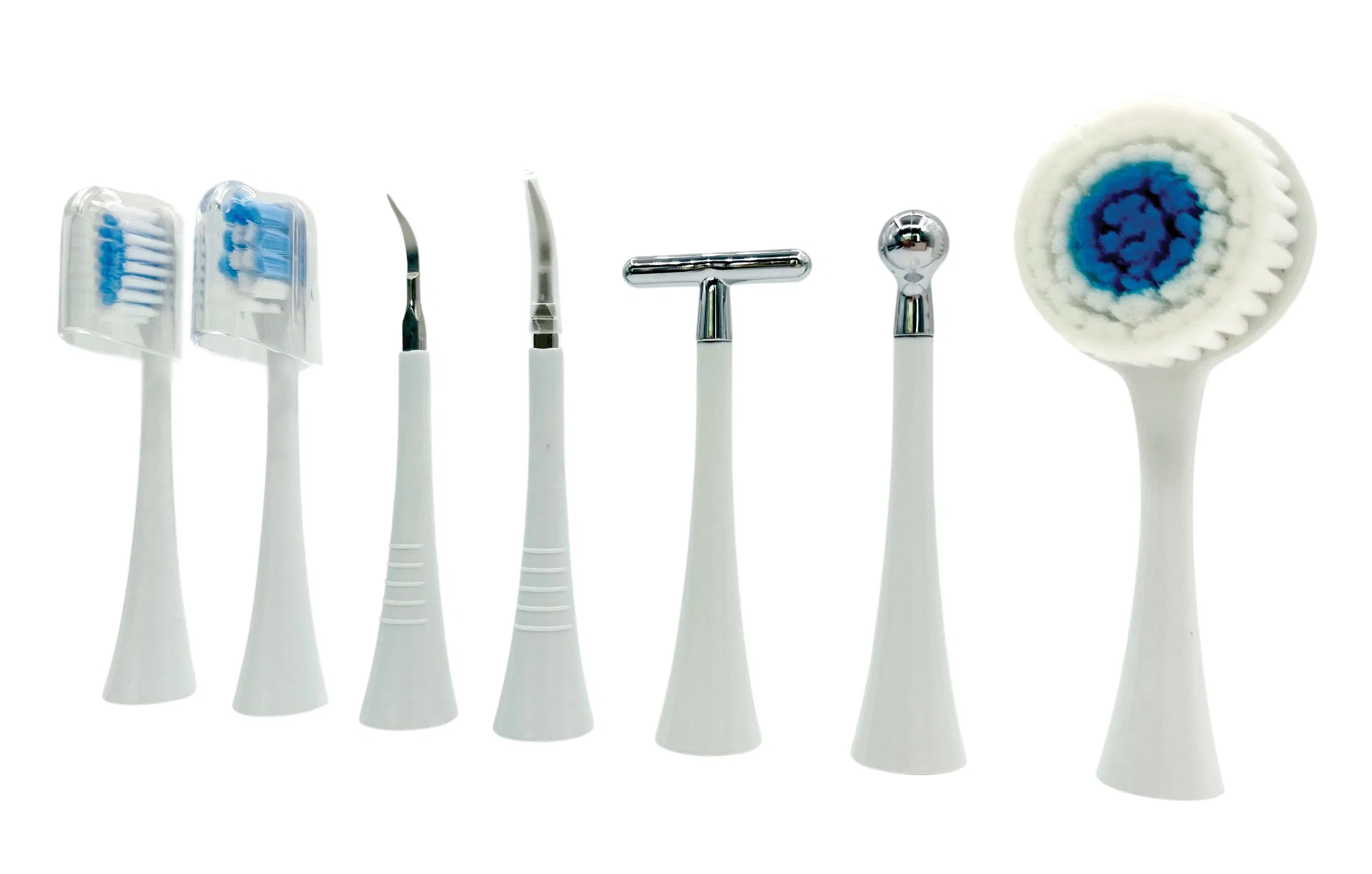 Jssan 6-in-1 Multifunctional Sonic Electric Toothbrush with 5 Modes, Facial Cleansing, Massage, Calculus Removal