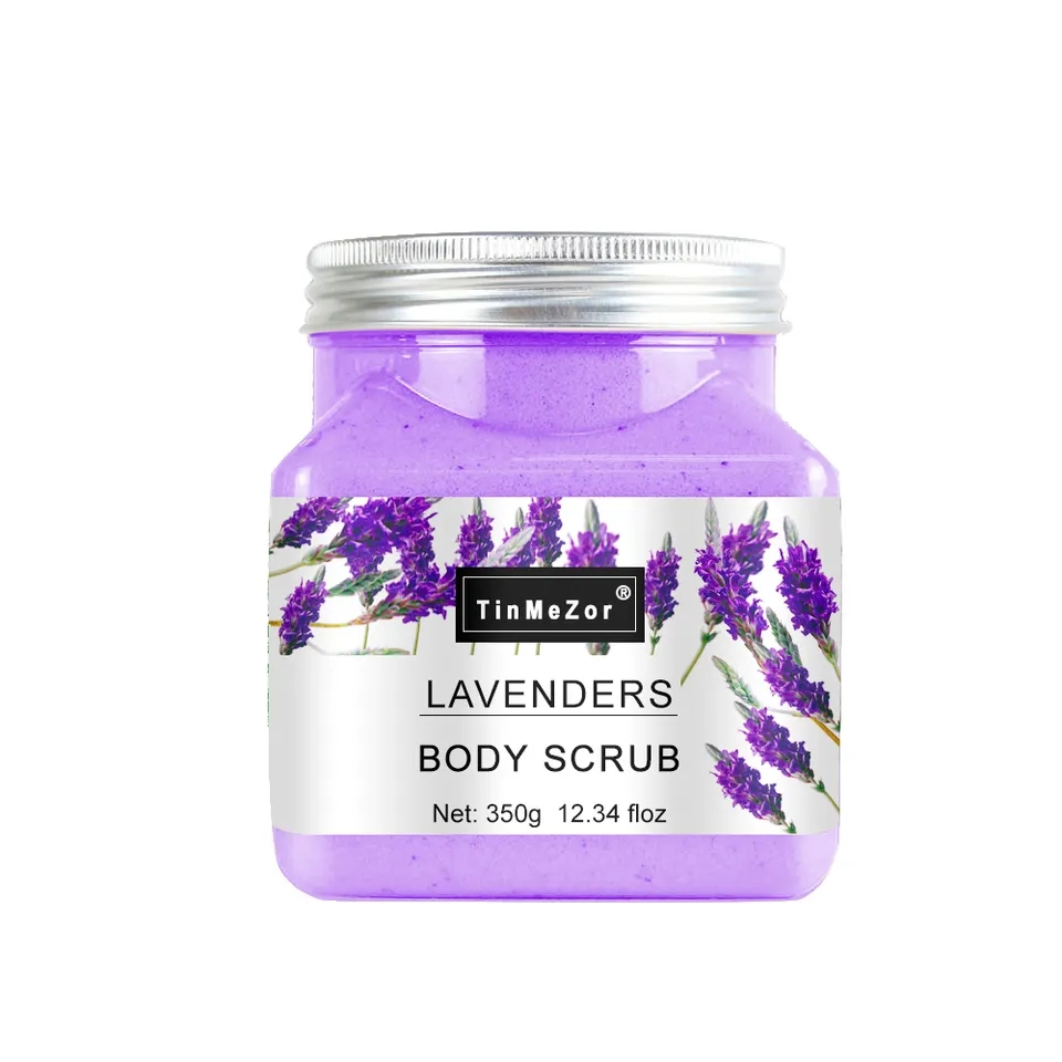 Body Fruit Extract Sherbet Private Label Bath Salt Shea Exfoliating Cream