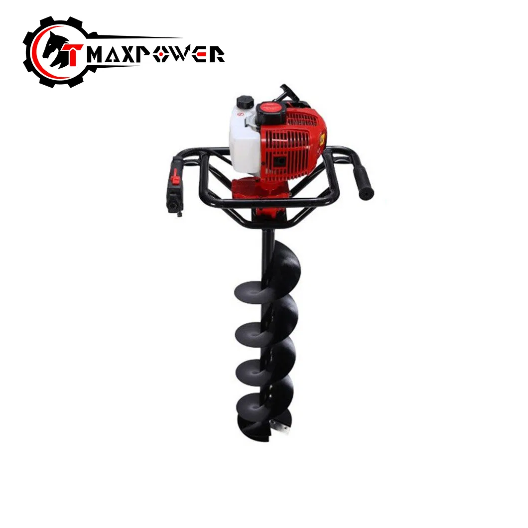 Tree Planting Machine 2 Stroke High Power Hole Digger TM-Ea520d 52cc Petrol Earth Auger