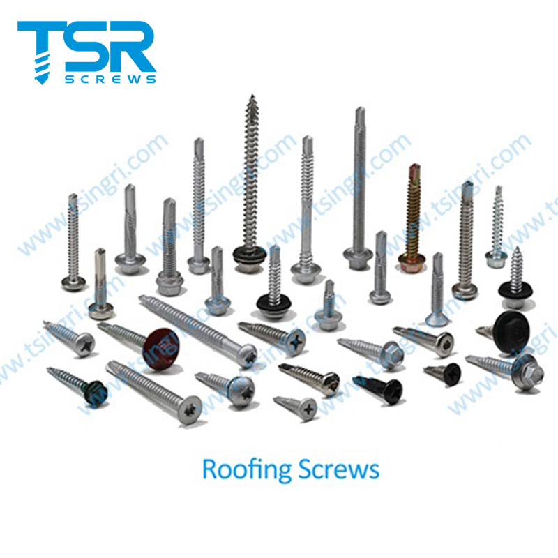 TSR/Tsingri Sawed Teeth Torx Drive T17 tCutting Point Flat Ribbed Head Self Tapping Decking Screws