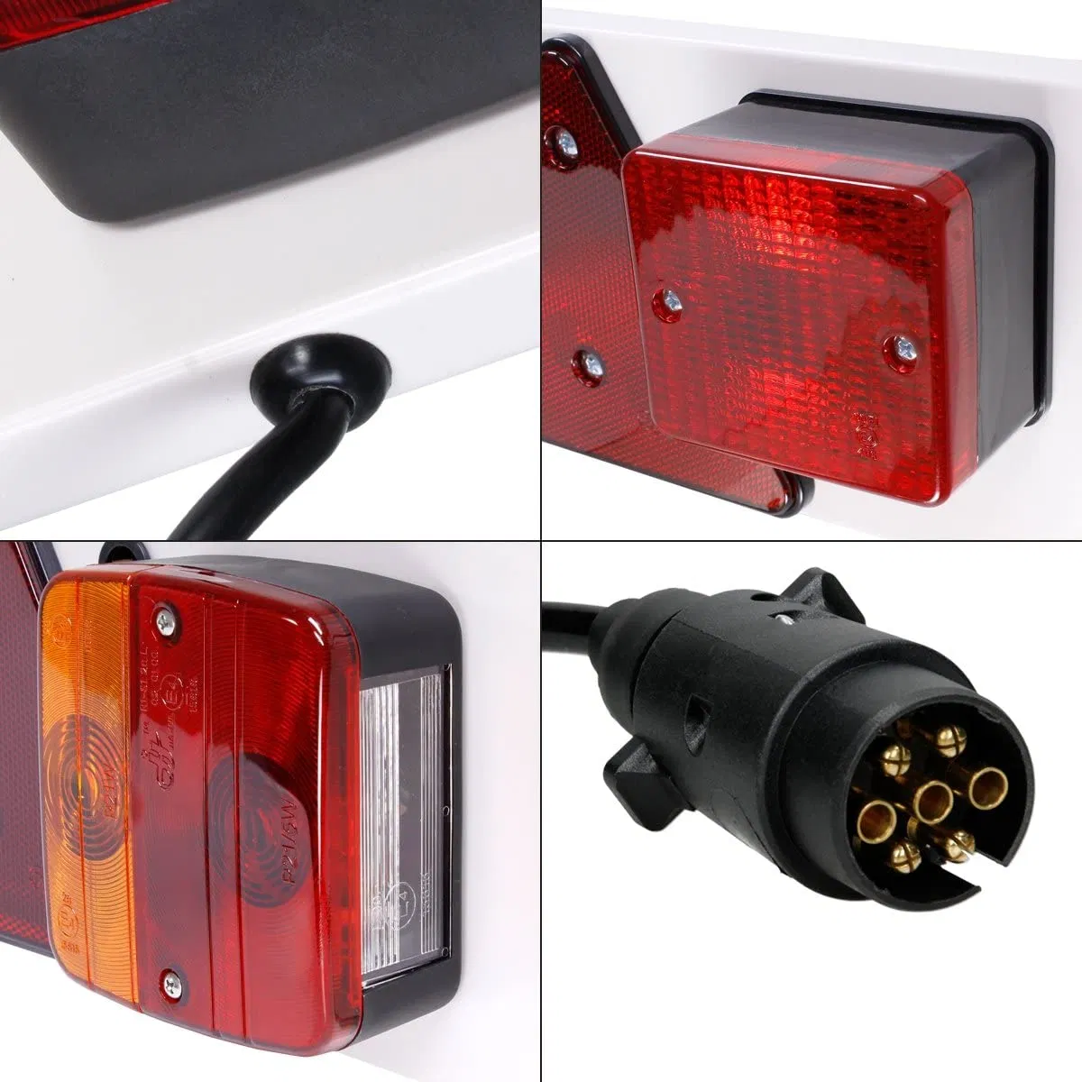 Trailer Lighting Panel with Multiple Sizes