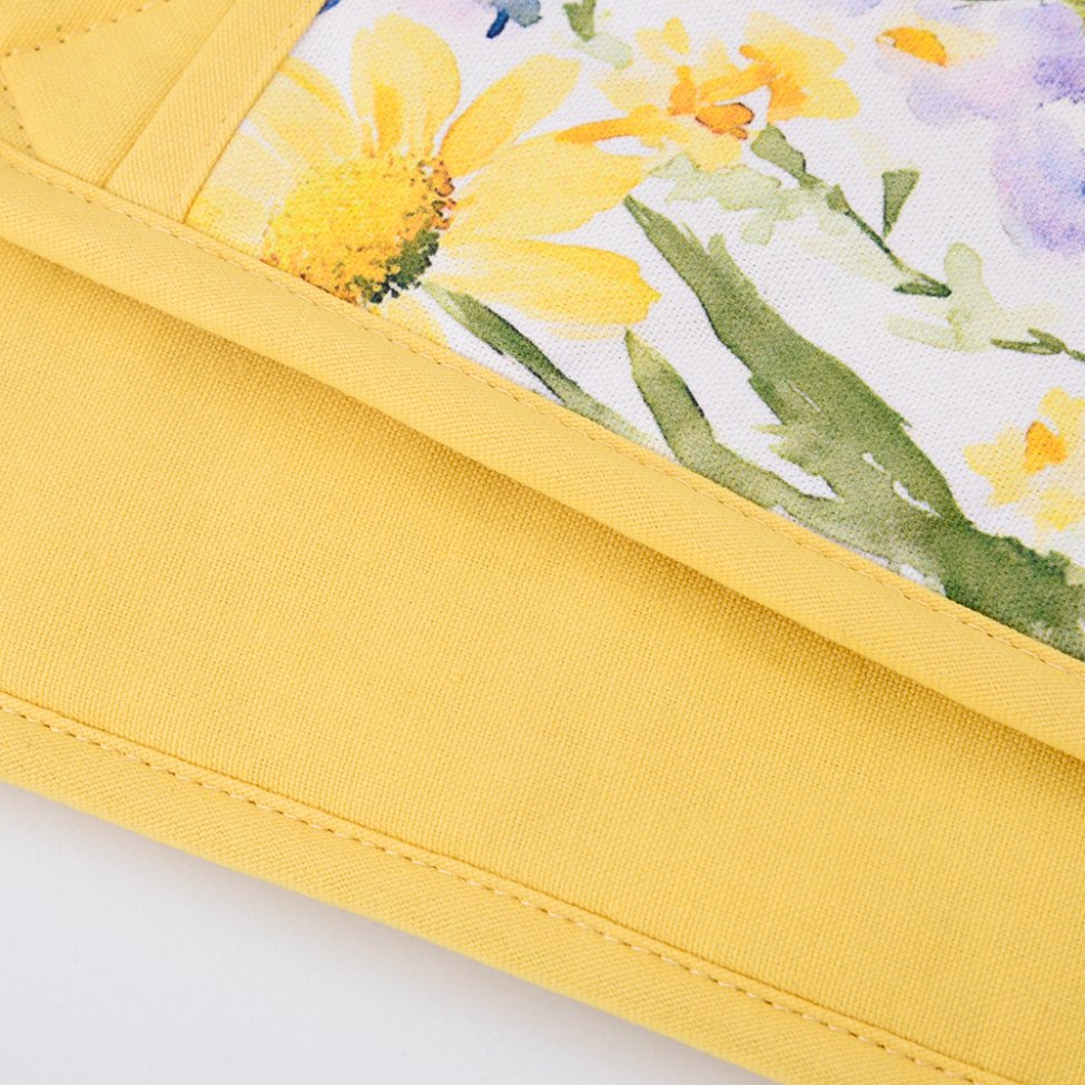 Hot Selling Yellow Flower Classic Design Kitchen Cotton Pot Holder