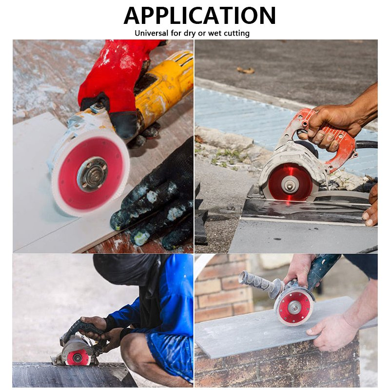 Ultra-Thin Mesh Turbo Blades for Ceramic, Marble & Stone Cutting