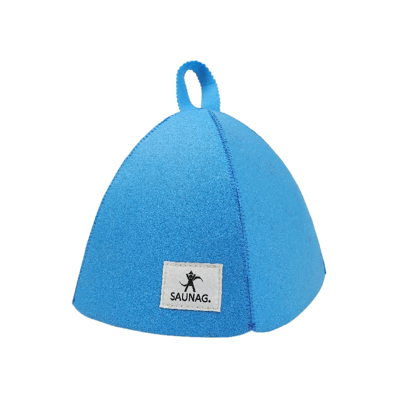 Wool Sauna Hat Eco-Friendly Insulating Hats for SPA, Sauna Room, Bathhouse, Comfortable, Breathable, Hand Finished
