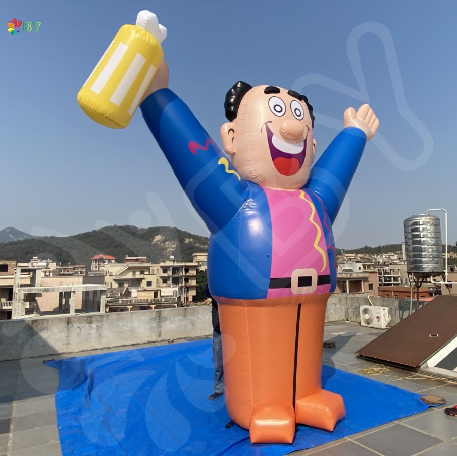 New Design Inflatable Holland Doll Advertising Inflatable Abraham Balloon for Outdoor Decoration