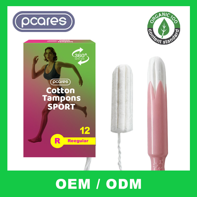 ODM Leak-Proof Regular and Super Tampons for Active Lifestyles
