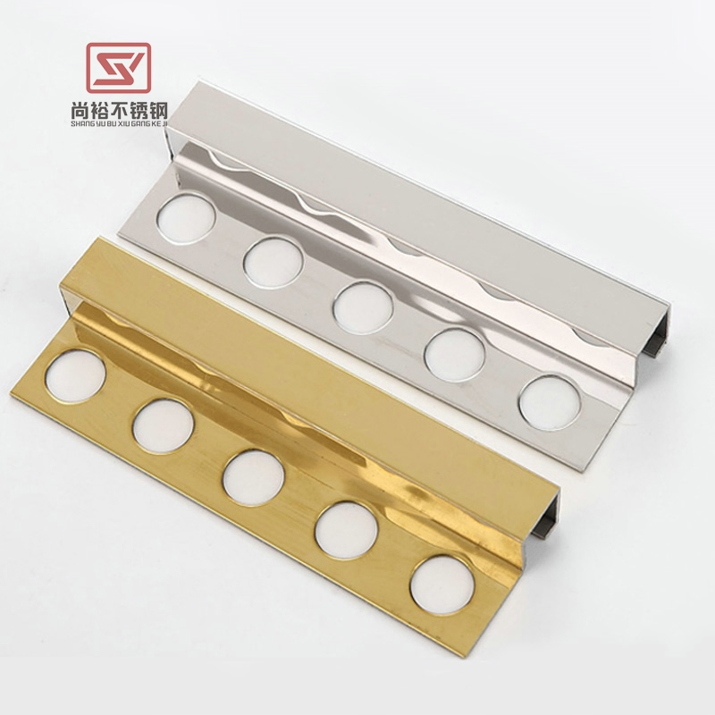 12*20 High-Quality Square Designed for Tile Edgingstainless Steel Decorative Strip Trim