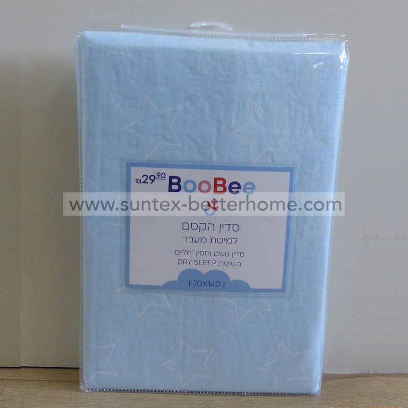 Custom 100% Cotton Muslin Baby Waterproof Fitted Crib Sheet