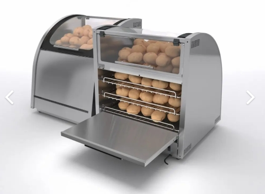 Eye-Catching Food Display Racks for Supermarket Product Promotion