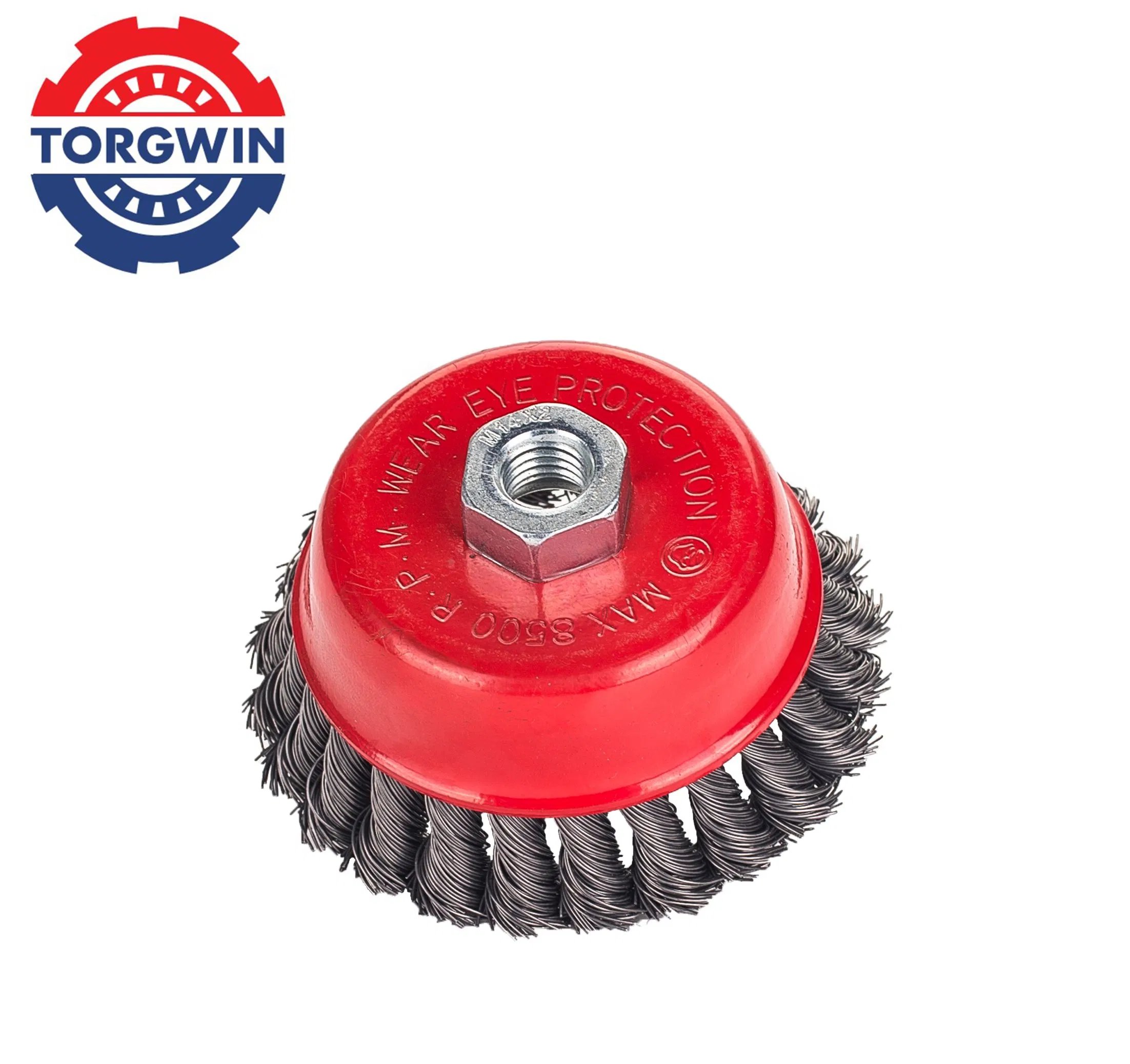 Single Row Knot Wire Cup Brush Are Suitable for All Kinds of Metals