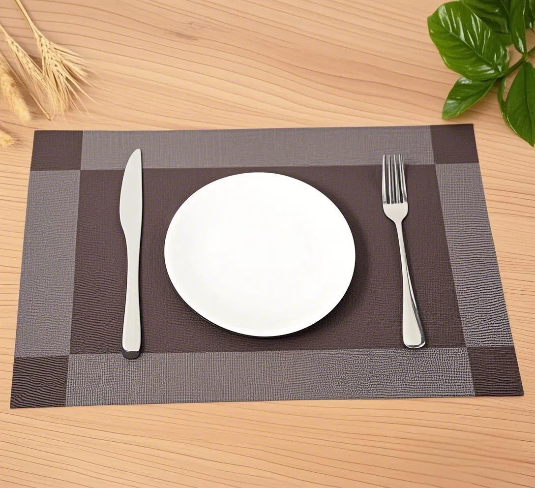 Washable Vinyl Placemats Durable PVC Picnic