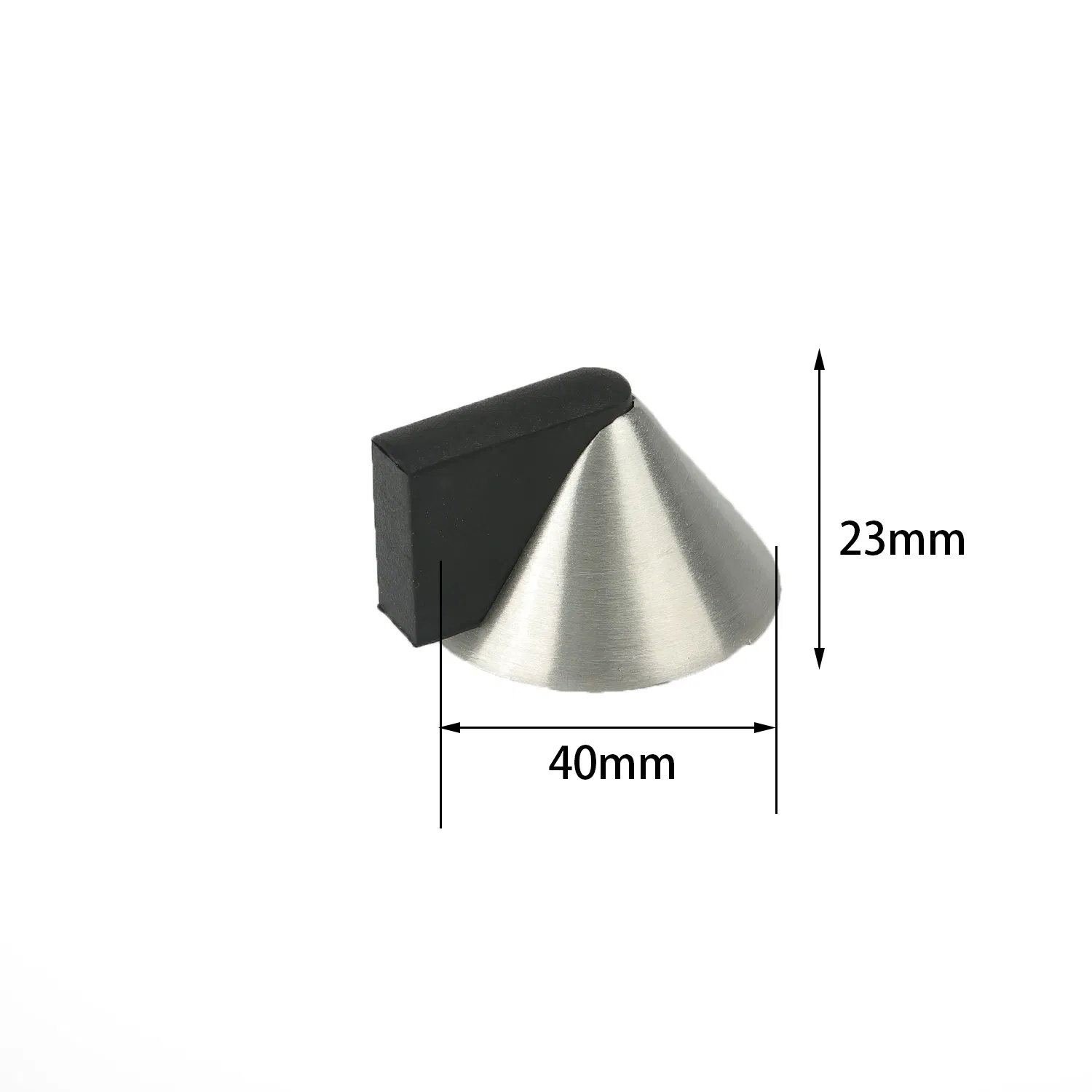 Stainless Steel 304 Door Stop Zinc Alloy Pyramid Door Stopper Door Hardware