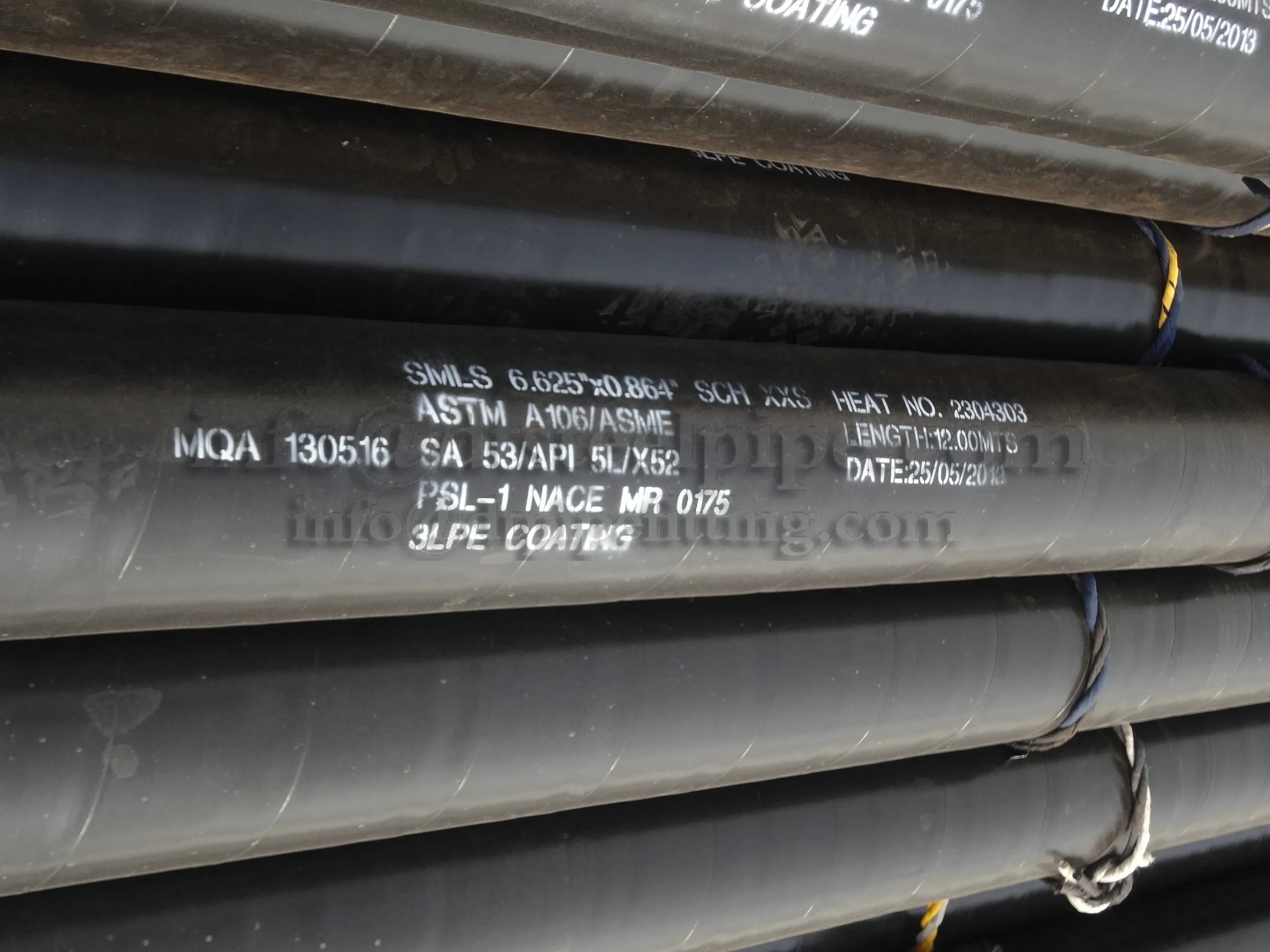 Datang ASTM A106/ASME SA53 5L Smls Steel Tube